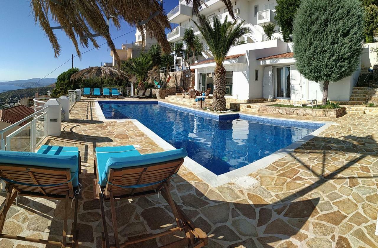 Infinity Blue Suite Saronida Bagian luar foto