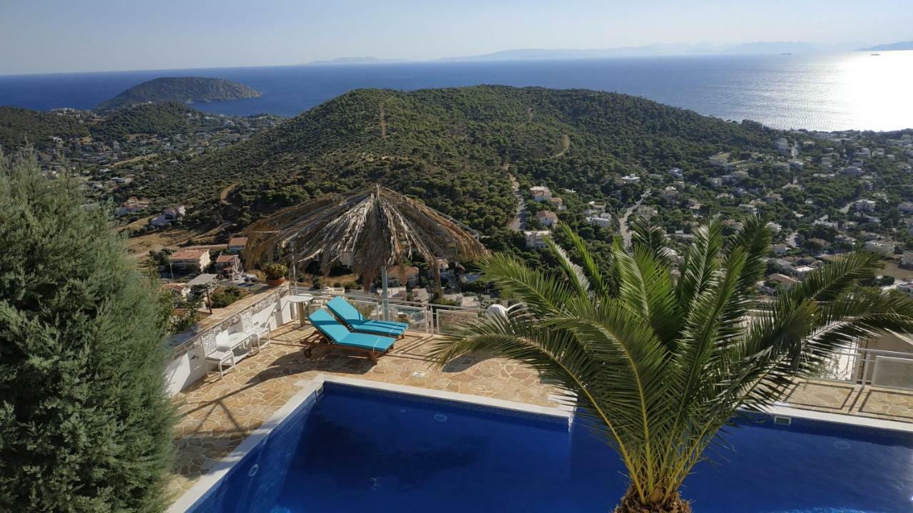 Infinity Blue Suite Saronida Bagian luar foto