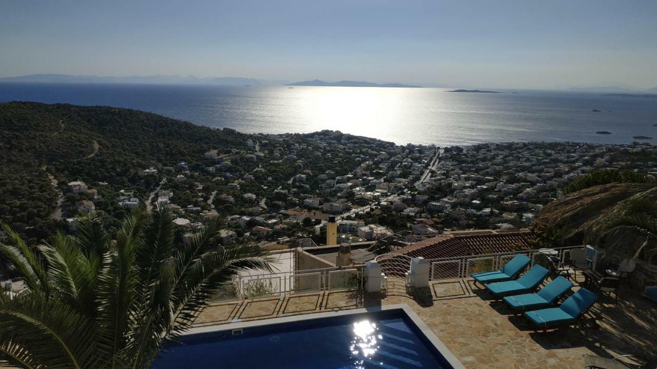 Infinity Blue Suite Saronida Bagian luar foto